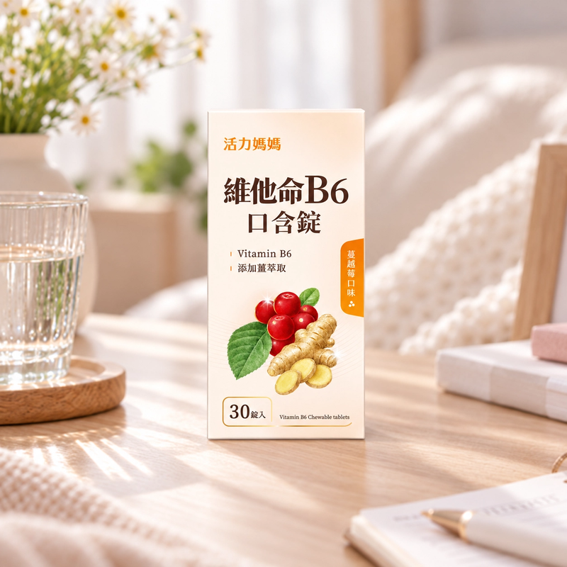 舒孕B6口含錠開發日誌｜從孕吐困擾出發，打造更貼心的孕期營養補給