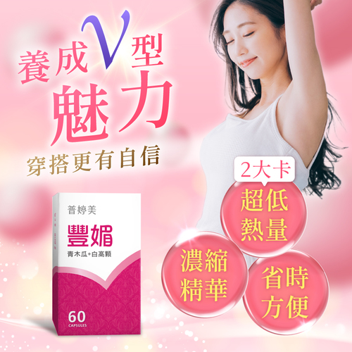 豐媚膠囊食品│青木瓜+白高顆