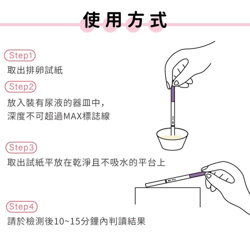 Dazzle戴洛排卵檢測試紙(15入盒裝)