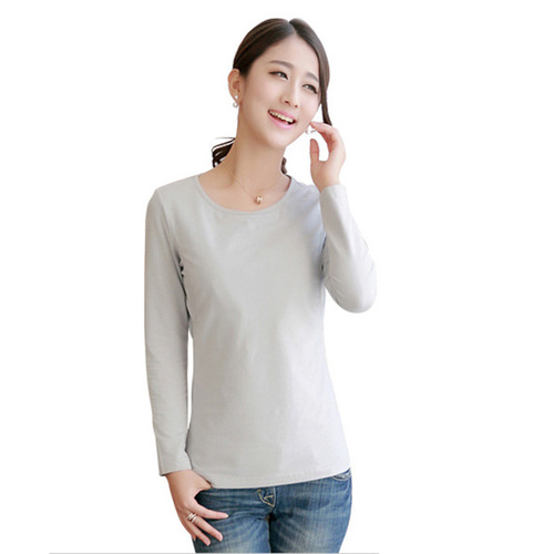 長袖內搭哺乳衣│修身顯瘦側餵哺乳衣