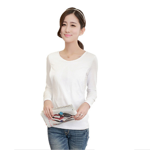 長袖內搭哺乳衣│修身顯瘦側餵哺乳衣