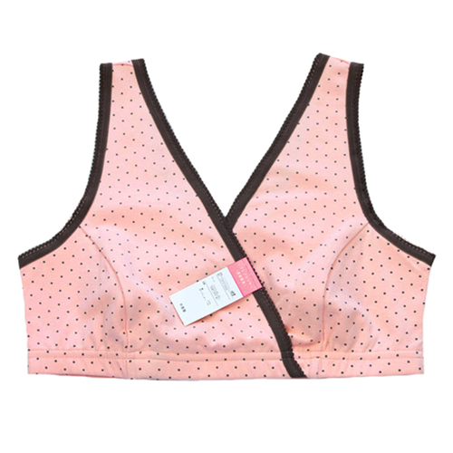 純棉交叉哺乳內衣│哺乳背心│無鋼圈
