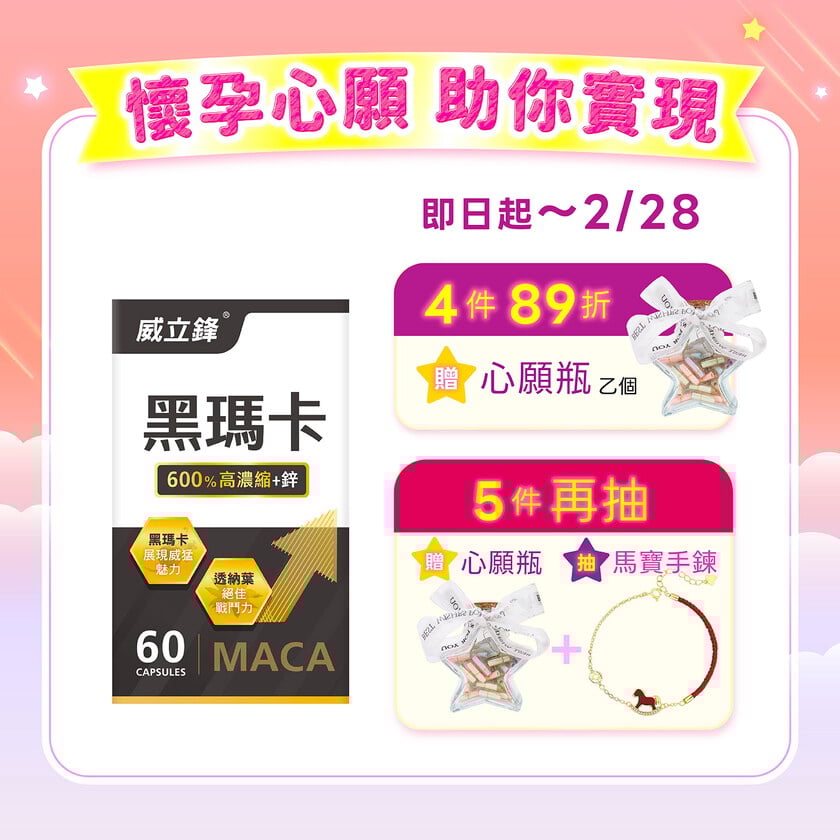 600%專利黑瑪卡膠囊(透納葉+鋅)