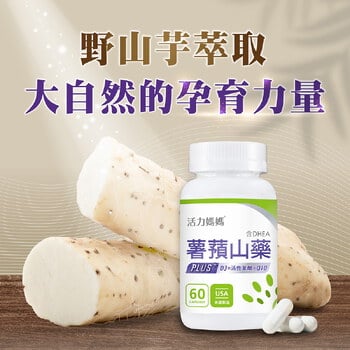 倍韻薯蕷山藥PLUS (複方葉酸+Q10+D3)