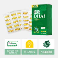 紐萊特植物藻油DHA素食膠囊+腦磷脂PS