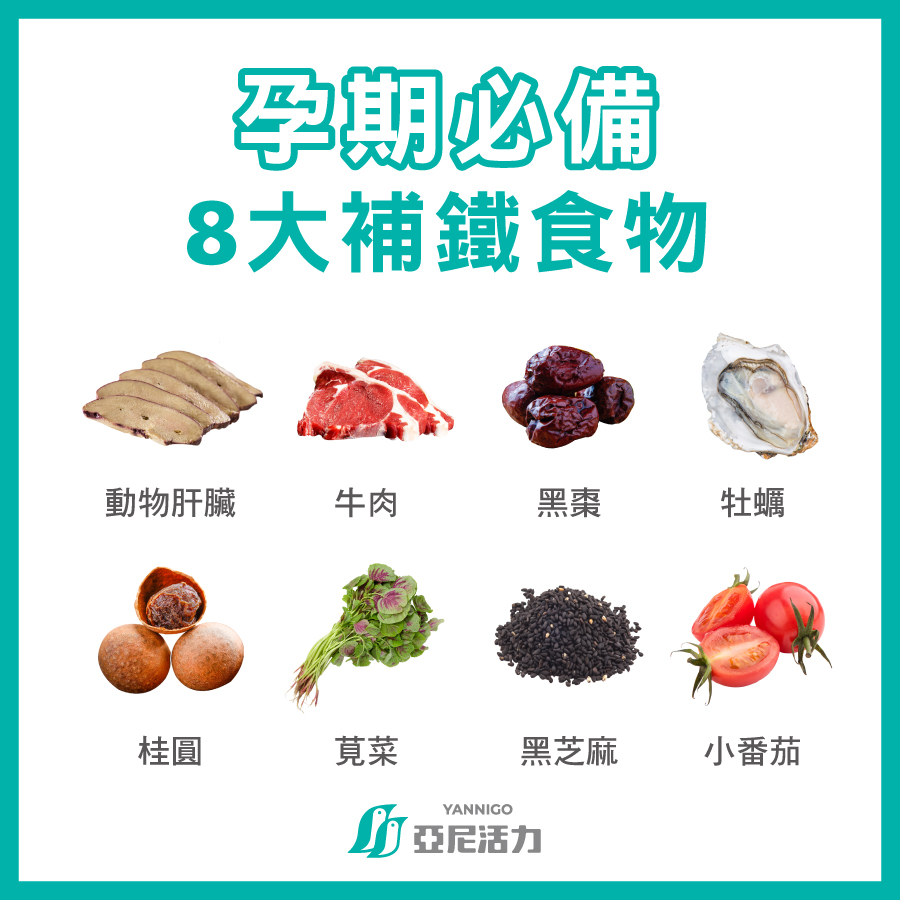孕期必備8大補鐵食物 孕期必備8大補鐵食物