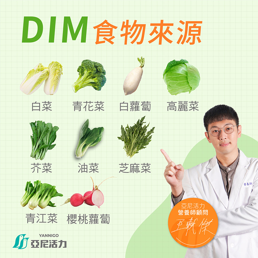 什麼是DIM保健食品？營養師帶你認識十字花科DIM的功效、作用