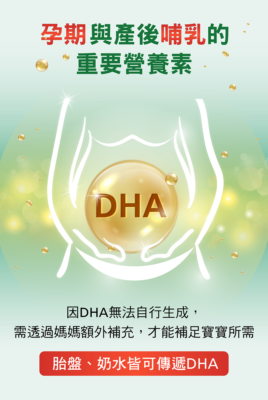 為什麼孕期要補充藻油DHA?哺乳需要補充藻油DHA嗎?