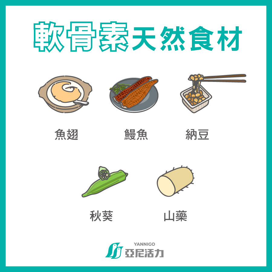 軟骨素的5種天然食物