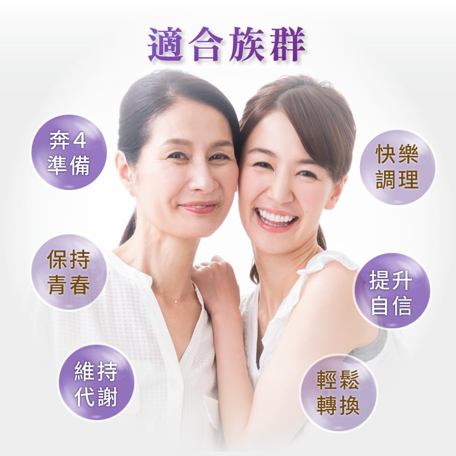普婷美仕女維他命大豆異黃酮適合族群