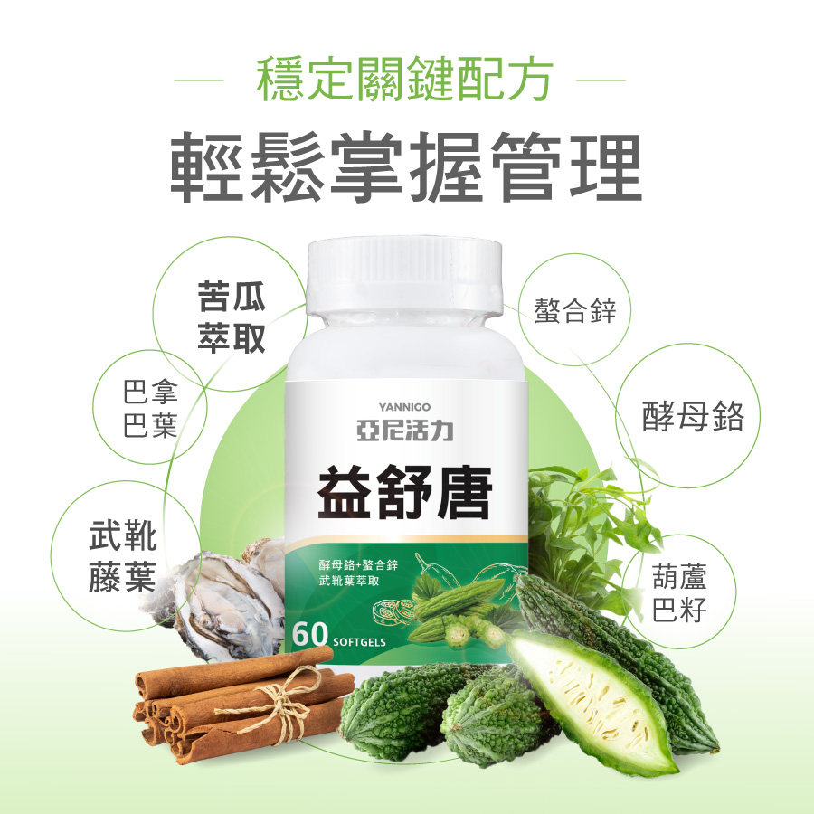 益舒唐穩定關鍵配方