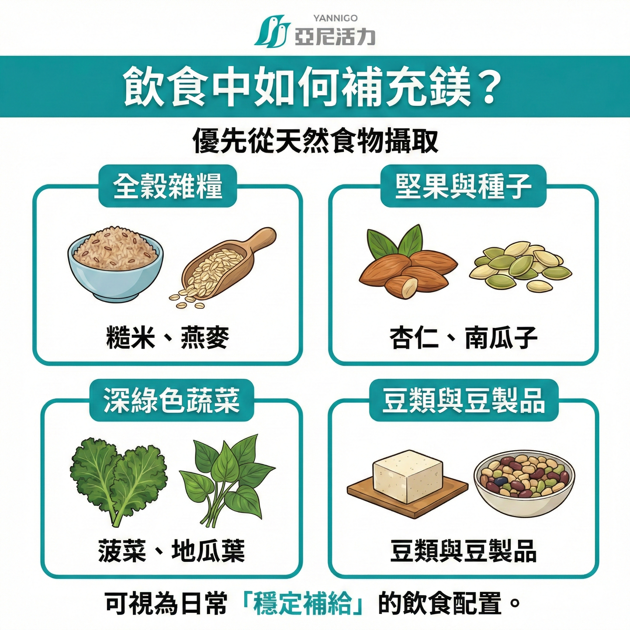 缺鎂壓力焦慮食物補充推薦 缺鎂壓力焦慮食物補充推薦