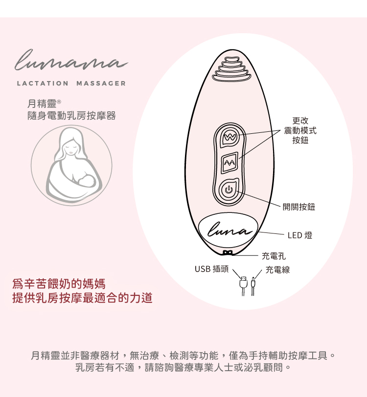 為辛苦餵奶的媽媽提供乳房按摩最適合的力道