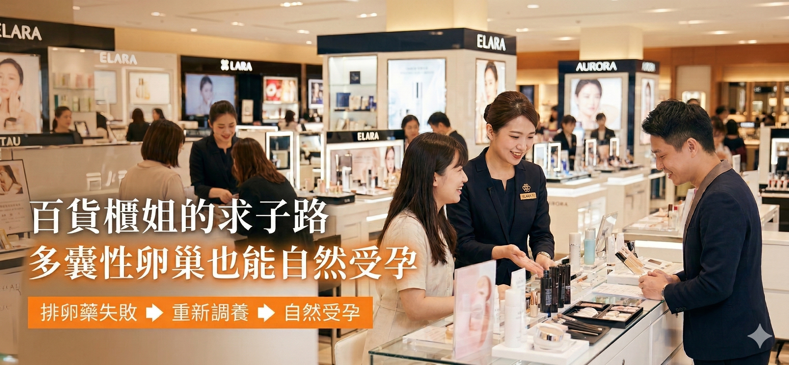 【多囊成功懷孕】百貨櫃姐的求子路：告別排卵藥失敗，重新調養迎來好孕！