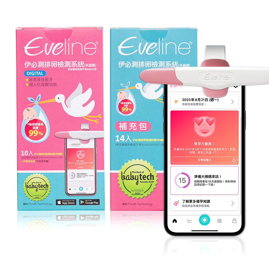 Eveline伊必測AI智慧備孕