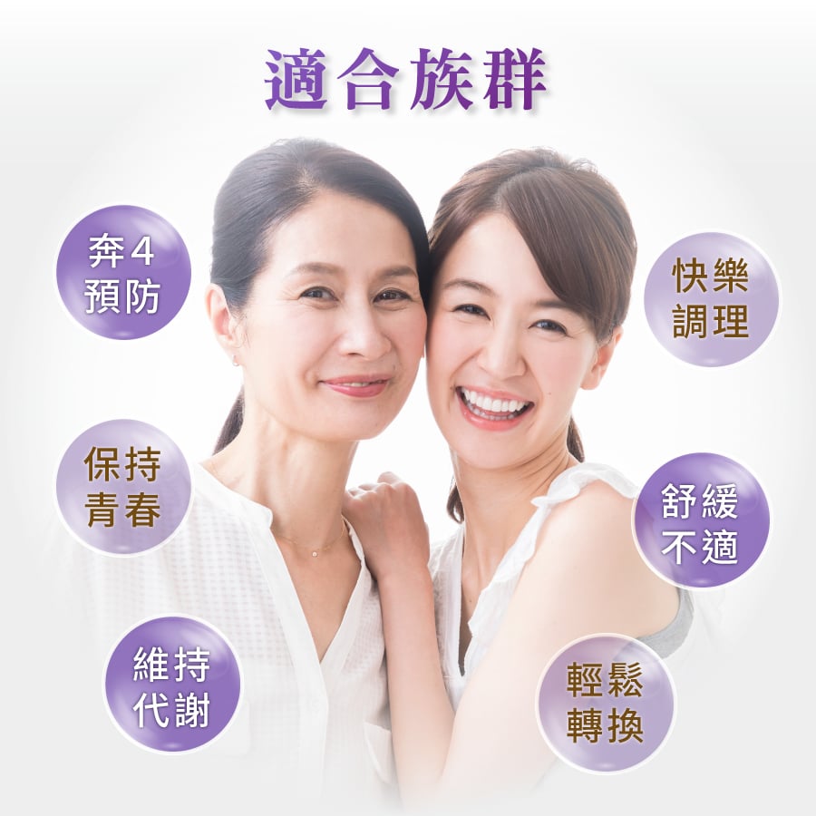 普婷美仕女維他命大豆異黃酮適合族群