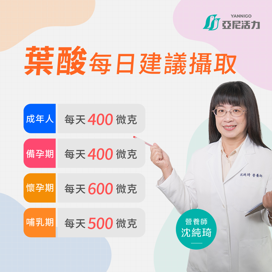 一次懂葉酸功效、食物，營養師教你八原則挑選葉酸！ - 亞尼活力