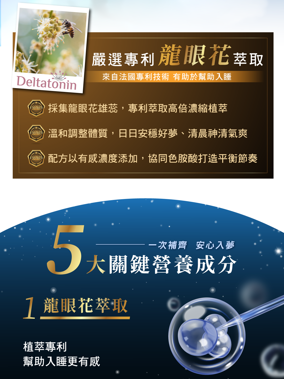 舒心眠5大關鍵營養成分