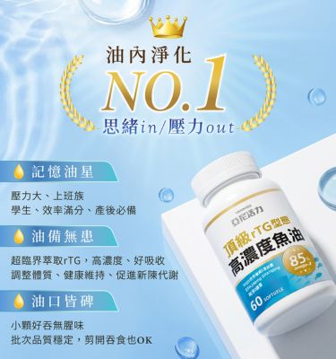 亞尼活力rTG高濃度魚油